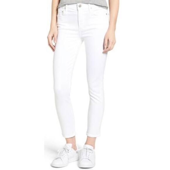 Citizens of Humanity rocket crop skinny jeans white size 30 - Picture 1 of 9
